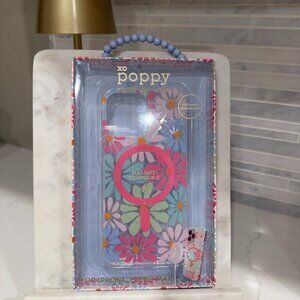 NIB🌸xo Poppy 🌸iPhone iPhone 15 Pro Max Floral MagSafe Compatible Phone Case